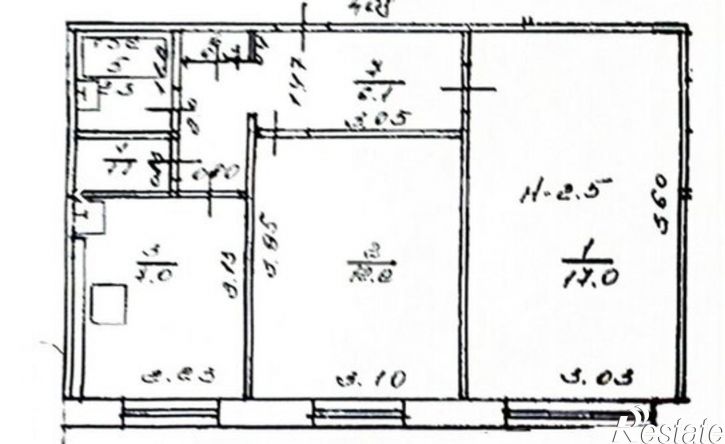 2-комн квартира ул Бессонова, 21 1,  д. 21 1,  к. 1