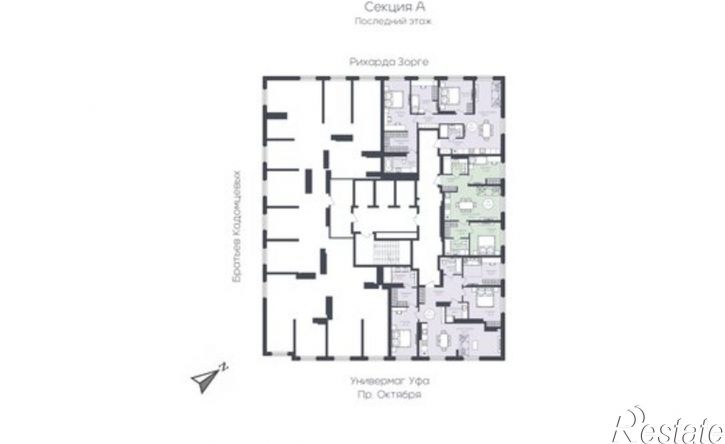 4-комн квартира ул Братьев Кадомцевых, 15,  д. 15