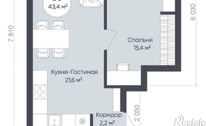 2-комн квартира ул Братьев Кадомцевых, 15,  д. 15