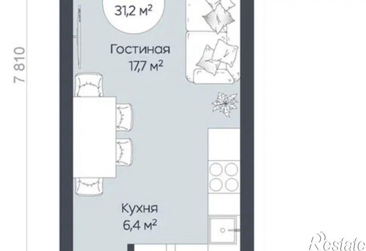 2-комн квартира ул Братьев Кадомцевых, 15,  д. 15