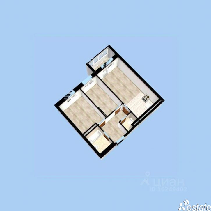 3-комн квартира ул Комсомольская, 8,  д. 8