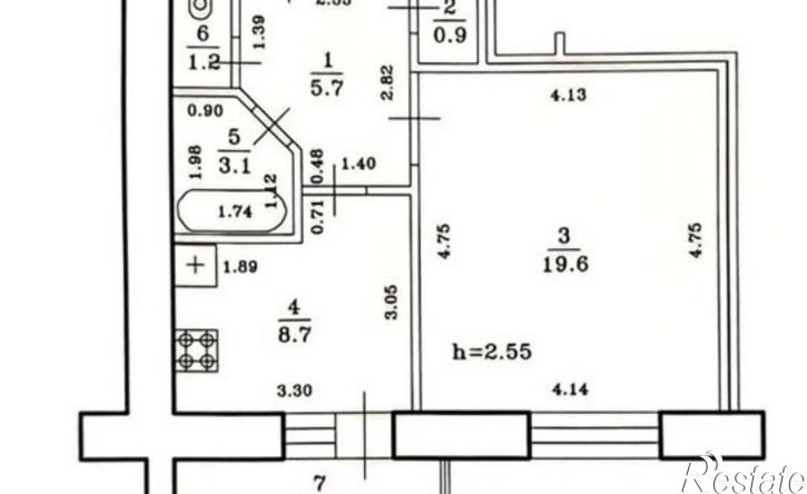 1-комн квартира ул Комсомольская, 139,  д. 139