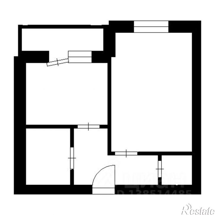 1-комн квартира ул Софьи Перовской, 15 2,  д. 15 2,  к. 2