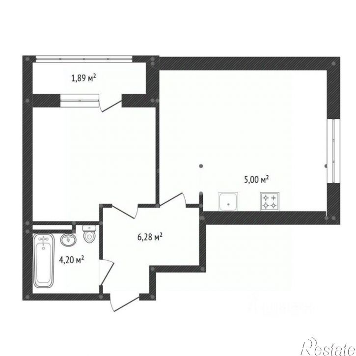 2-комн квартира ул Евгения Столярова, 6а,  д. 6а