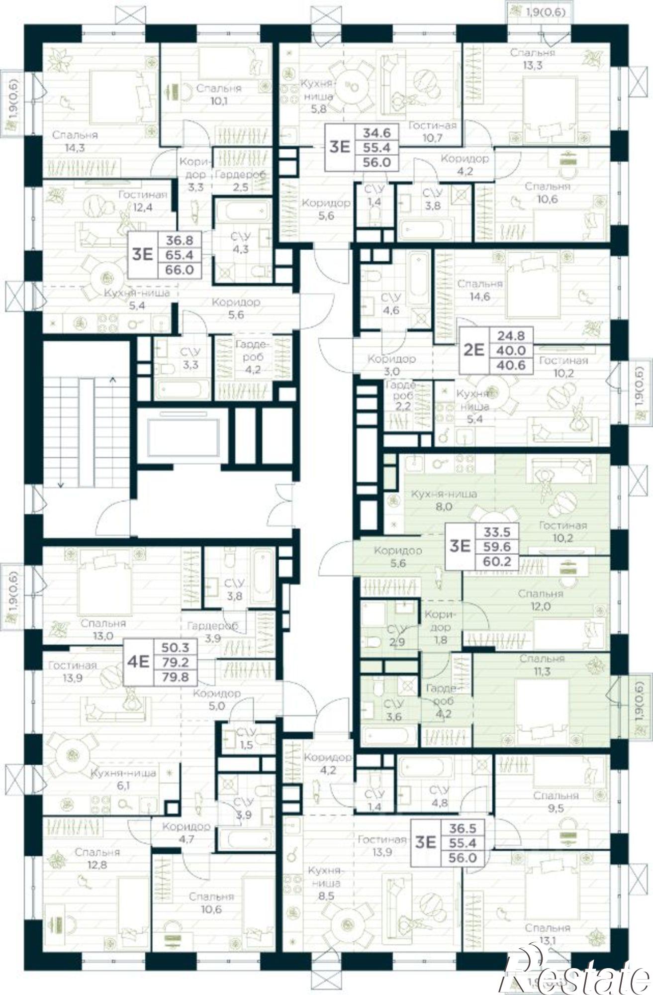Купить квартиру за 10 199 400 рублей