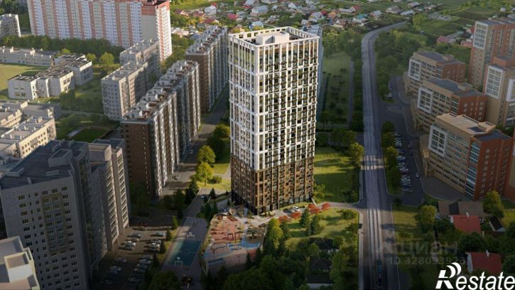 2-комн квартира в новом доме ул Сун-Ят-Сена, 22 1,  д. 22 1,  к. 1