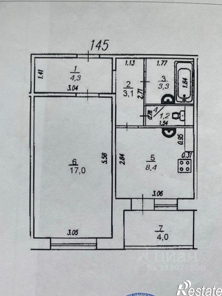 1-комн квартира ул Свободы, 23/1,  д. 23/1