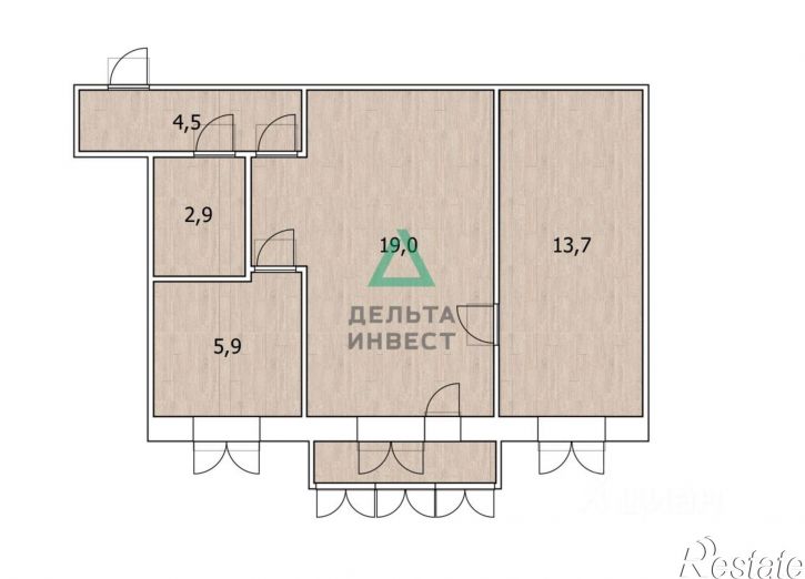 2-комн квартира ул Рихарда Зорге, 16,  д. 16