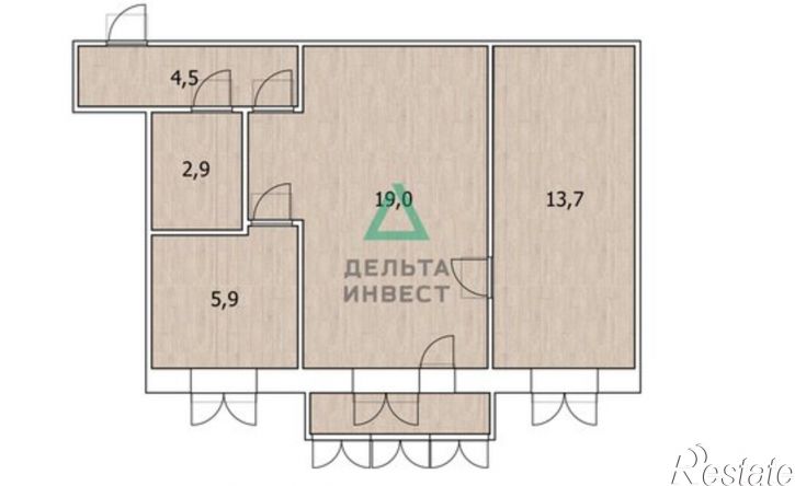 2-комн квартира ул Рихарда Зорге, 16,  д. 16