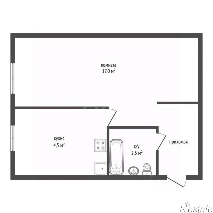 1-комн квартира ул Правды, 8а,  д. 8а