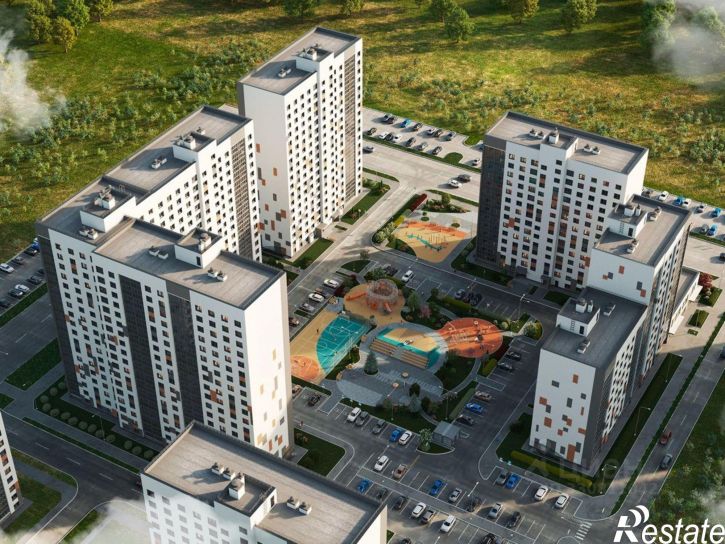 2-комн квартира в новом доме улица Героя Доброреза