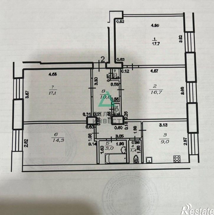 4-комн квартира ул Архитектурная, 14,  д. 14