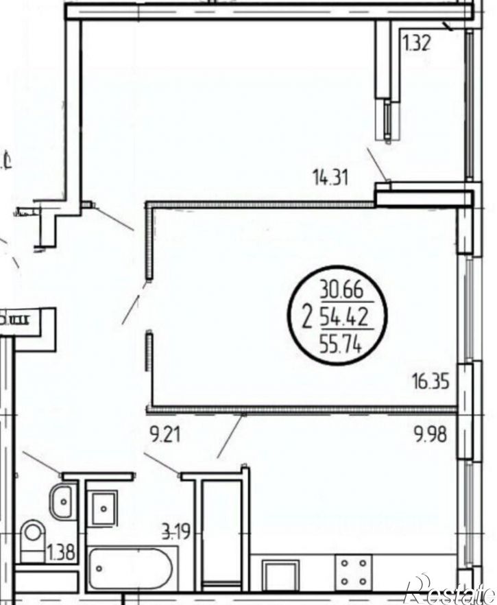 2-комн квартира ул Гази Загитова, 11/2,  д. 11/2
