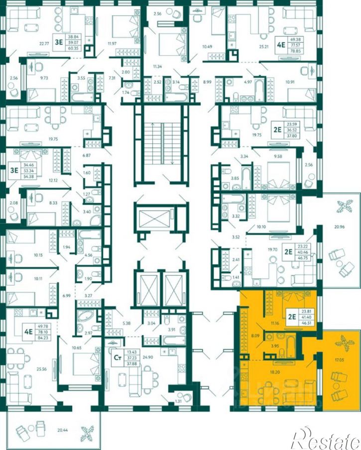 1-комн квартира в новом доме ул Авроры, 18 1,  д. 18 1,  к. 1