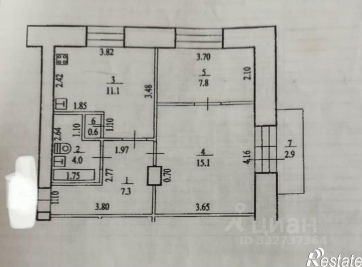 2-комн квартира пр-кт Октября, 12 1,  д. 12 1,  к. 1