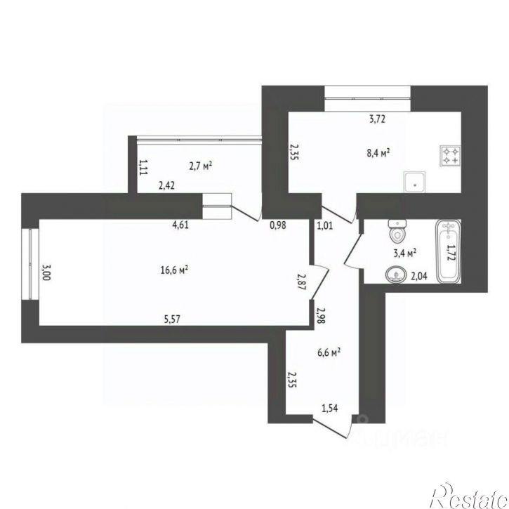 1-комн квартира ул Гафури, 56,  д. 56