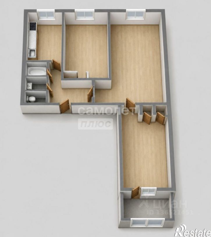 3-комн квартира ул Кирова, 101/3,  д. 101/3