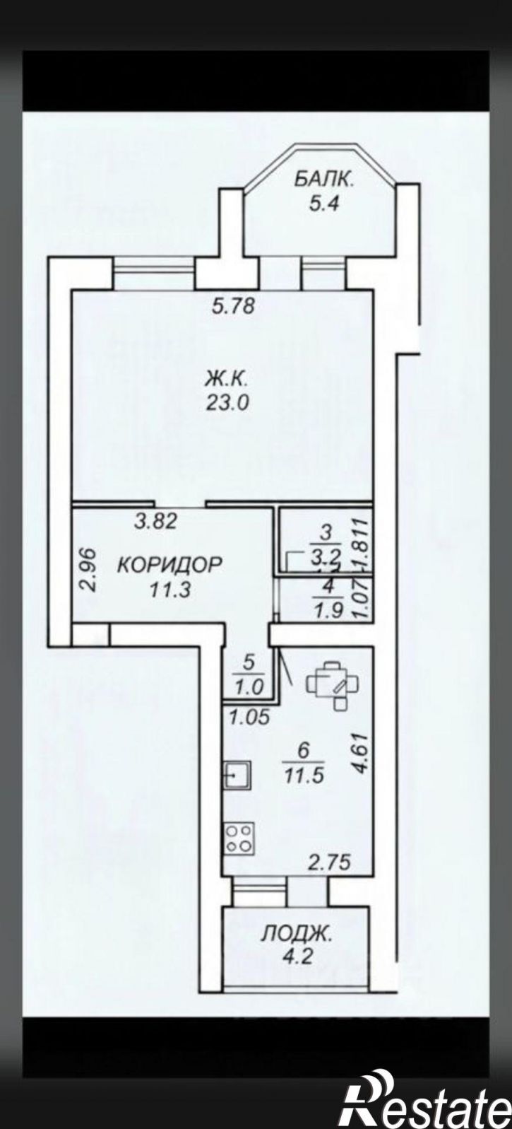 1-комн квартира ул Маршала Жукова, 2/8,  д. 2/8
