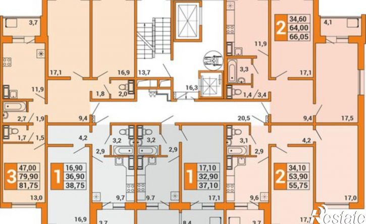 3-комн квартира ул Лермонтова, 2,  д. 2