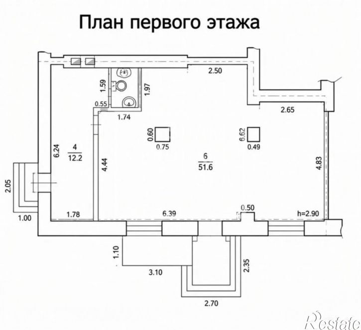 Торговое помещение Первомайская улица, д.37