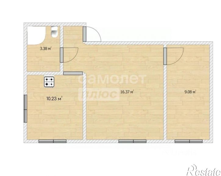 2-комн квартира ул Карьерная, 2а,  д. 2а