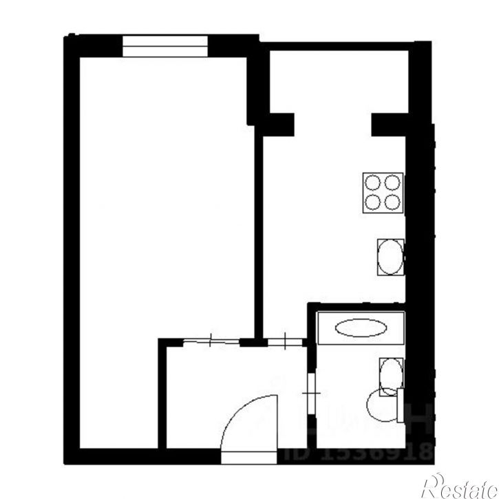 1-комн квартира ул Энтузиастов, 13,  д. 13