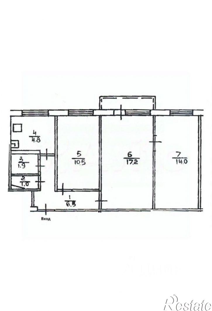 3-комн квартира ул Бориса Домашникова, 24,  д. 24