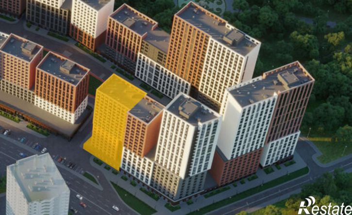 2-комн квартира в новом доме ул Рудольфа Нуреева, 10,  д. 10