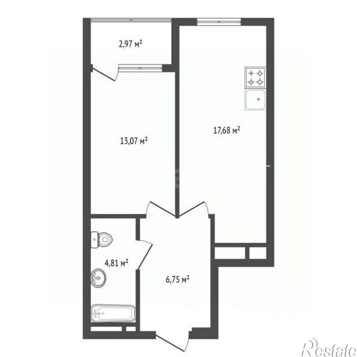 1-комн квартира ул Айская, 39,  д. 39
