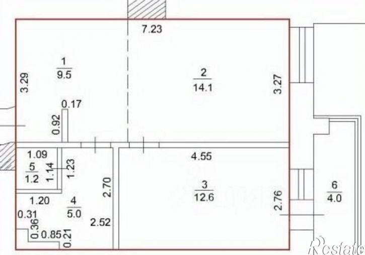 1-комн квартира ул Менделеева, 229,  д. 229