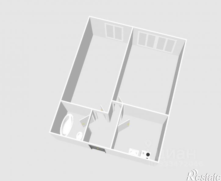 2-комн квартира ул Вологодская, 27/1,  д. 27/1