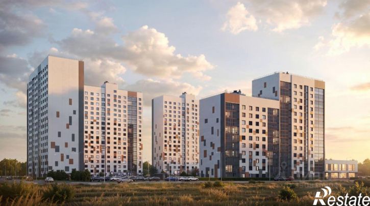 1-комн квартира в новом доме ул Генерала Кусимова, 18,  д. 18