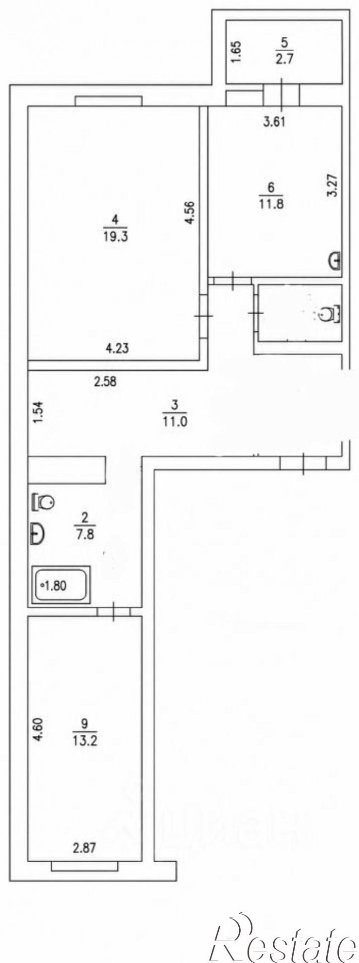 2-комн квартира ул Белокатайская, 2,  д. 2