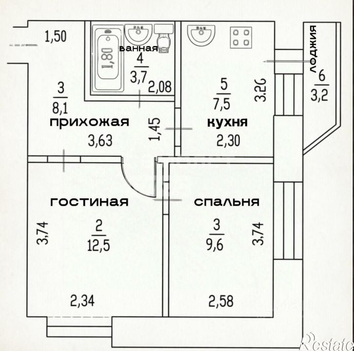 2-комн квартира ул Уфимское шоссе, 18/3,  д. 18/3