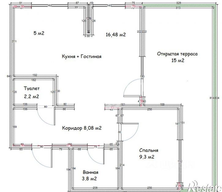 2-комн квартира ул Энтузиастов, 15,  д. 15