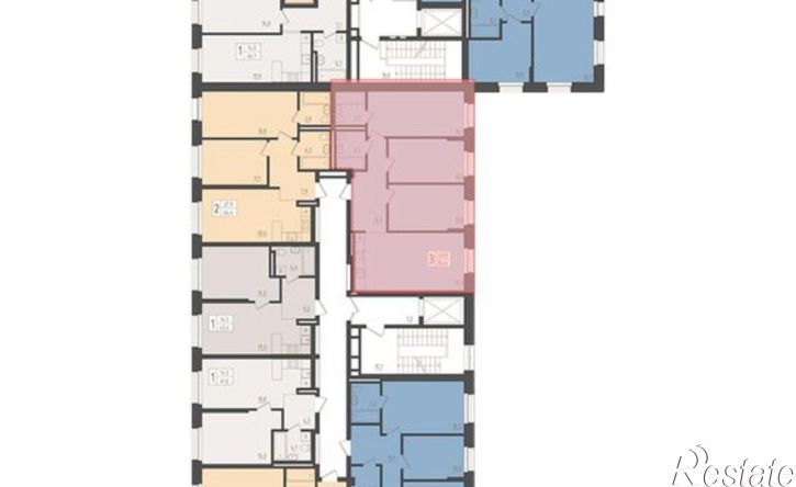 3-комн квартира в новом доме ул Аксакова, 14 1,  д. 14 1,  к. 1