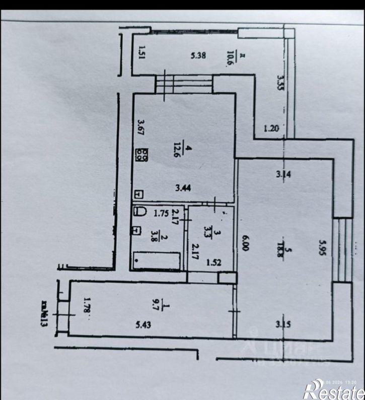 1-комн квартира улица Ахметова, 316/4,  д. 316/4