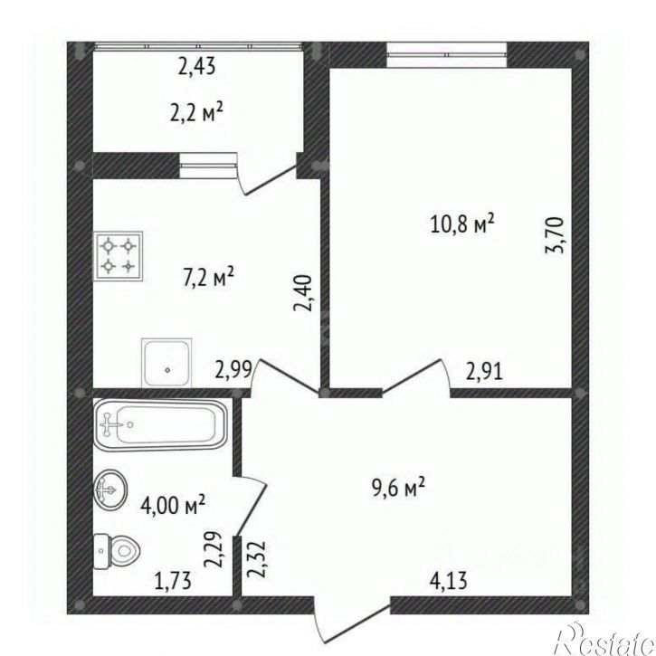 1-комн квартира улица Гази Загитова, 11,  д. 11
