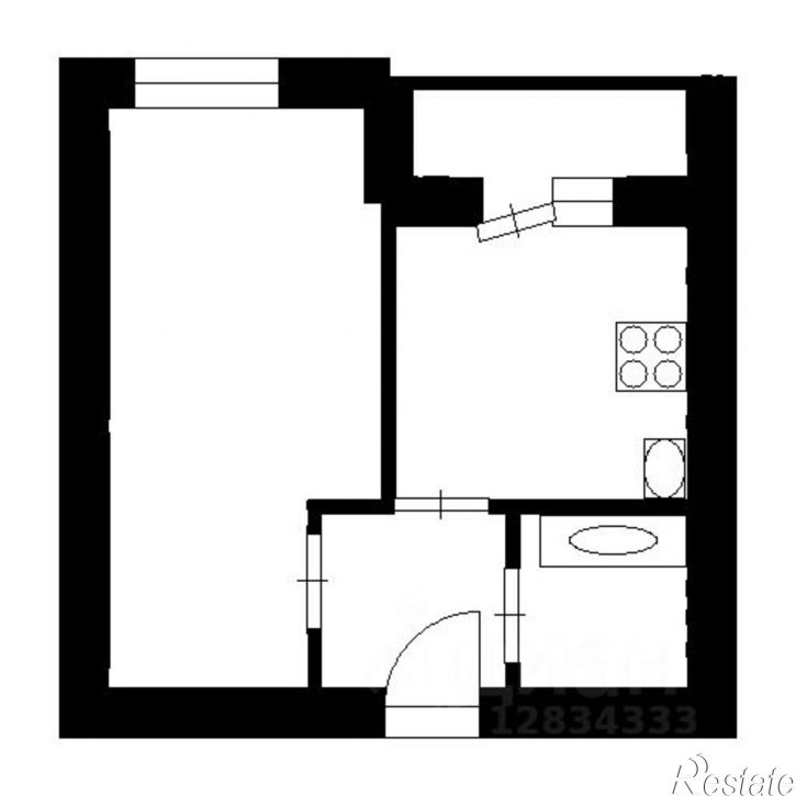 1-комн квартира Союзная улица, 37/1,  д. 37/1