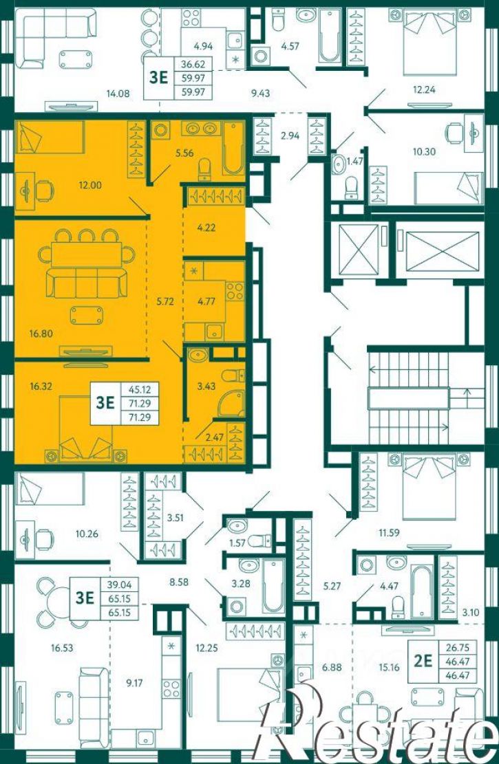 2-комн квартира в новом доме улица Авроры, 18/1,  д. 18/1