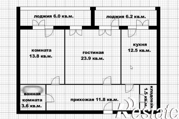 2-комн квартира Комсомольская улица, 159/1,  д. 159/1