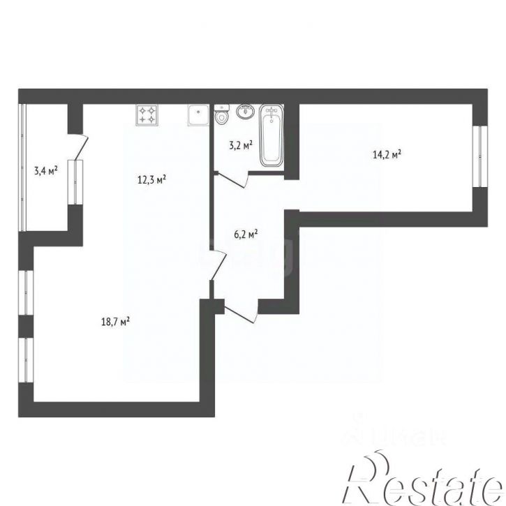 2-комн квартира улица Ивана Спатара, 22,  д. 22