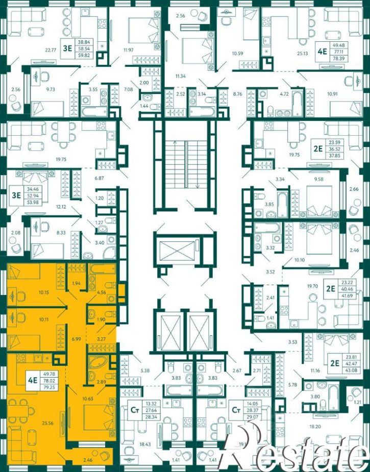 3-комн квартира в новом доме улица Авроры, 18/1,  д. 18/1