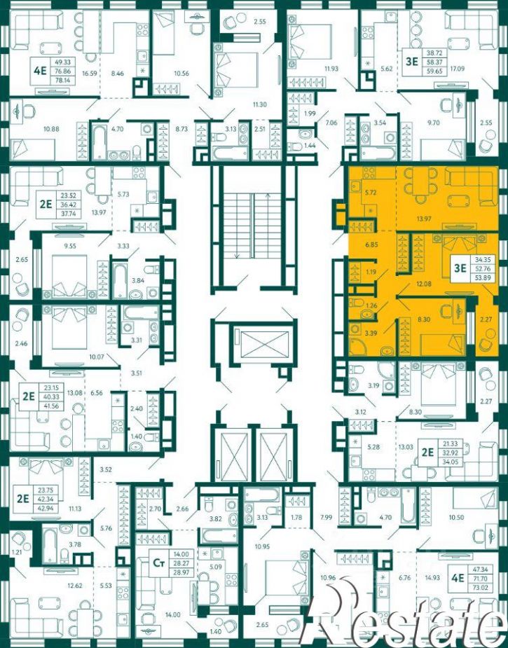 2-комн квартира в новом доме Коровий спуск, 5,  д. 5