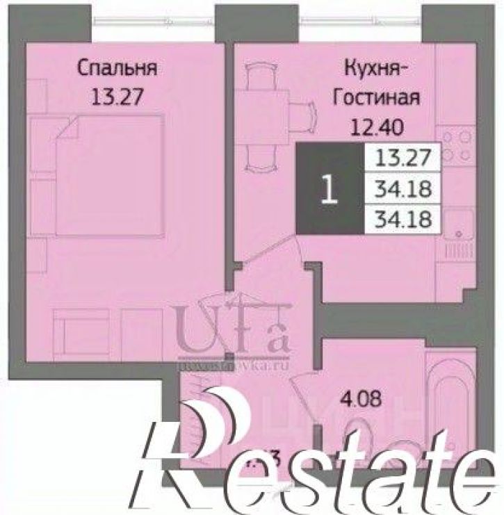 1-комн квартира Коммунистическая улица, 98/1,  д. 98/1
