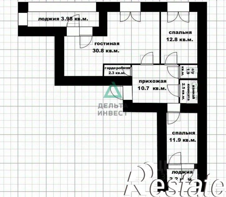 3-комн квартира улица Гази Загитова, 9/1,  д. 9/1