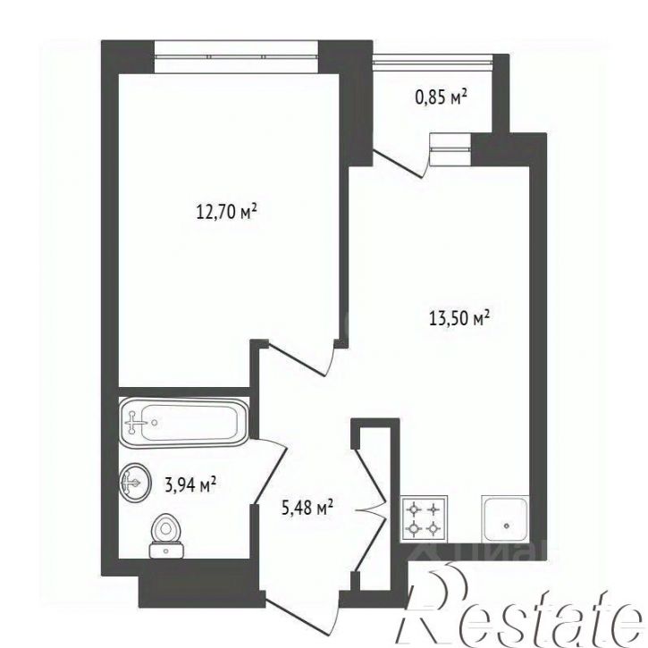 2-комн квартира улица Энтузиастов, 15,  д. 15
