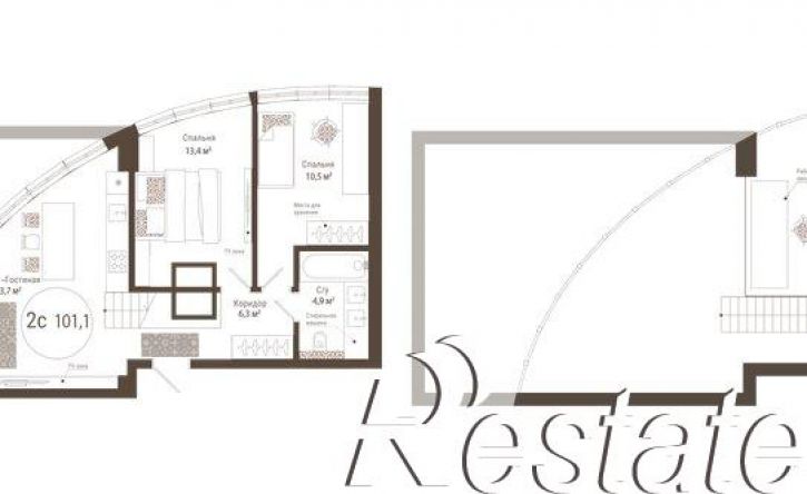 2-комн квартира улица Менделеева, 141,  д. 141