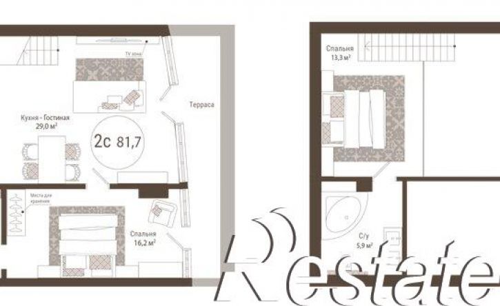 2-комн квартира улица Менделеева, 141,  д. 141