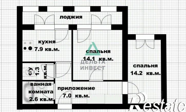 2-комн квартира улица Энтузиастов, 6,  д. 6
